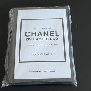 Chanel by Lagerfeld Hardcover Book